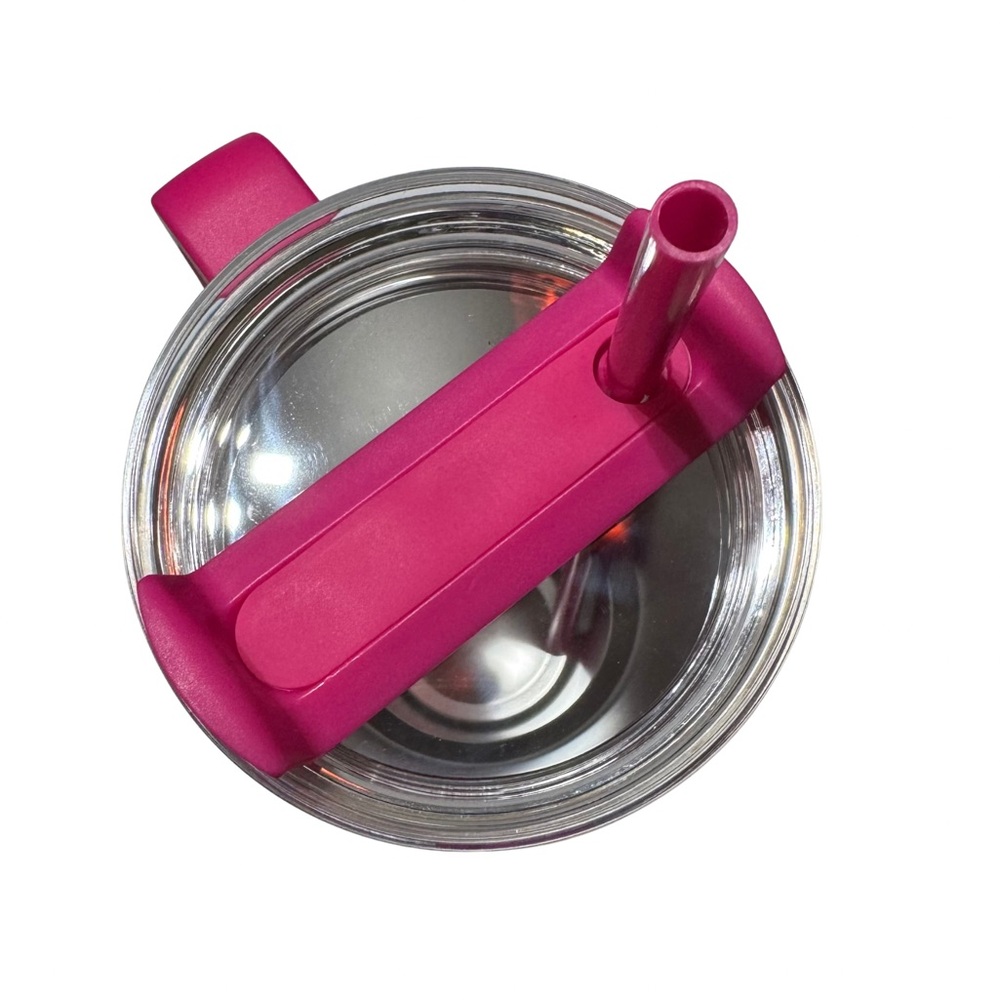BRAND NEW | Pink Checkered | Stainless Steel Tumbler | 40 oz - Picture 4 of 4